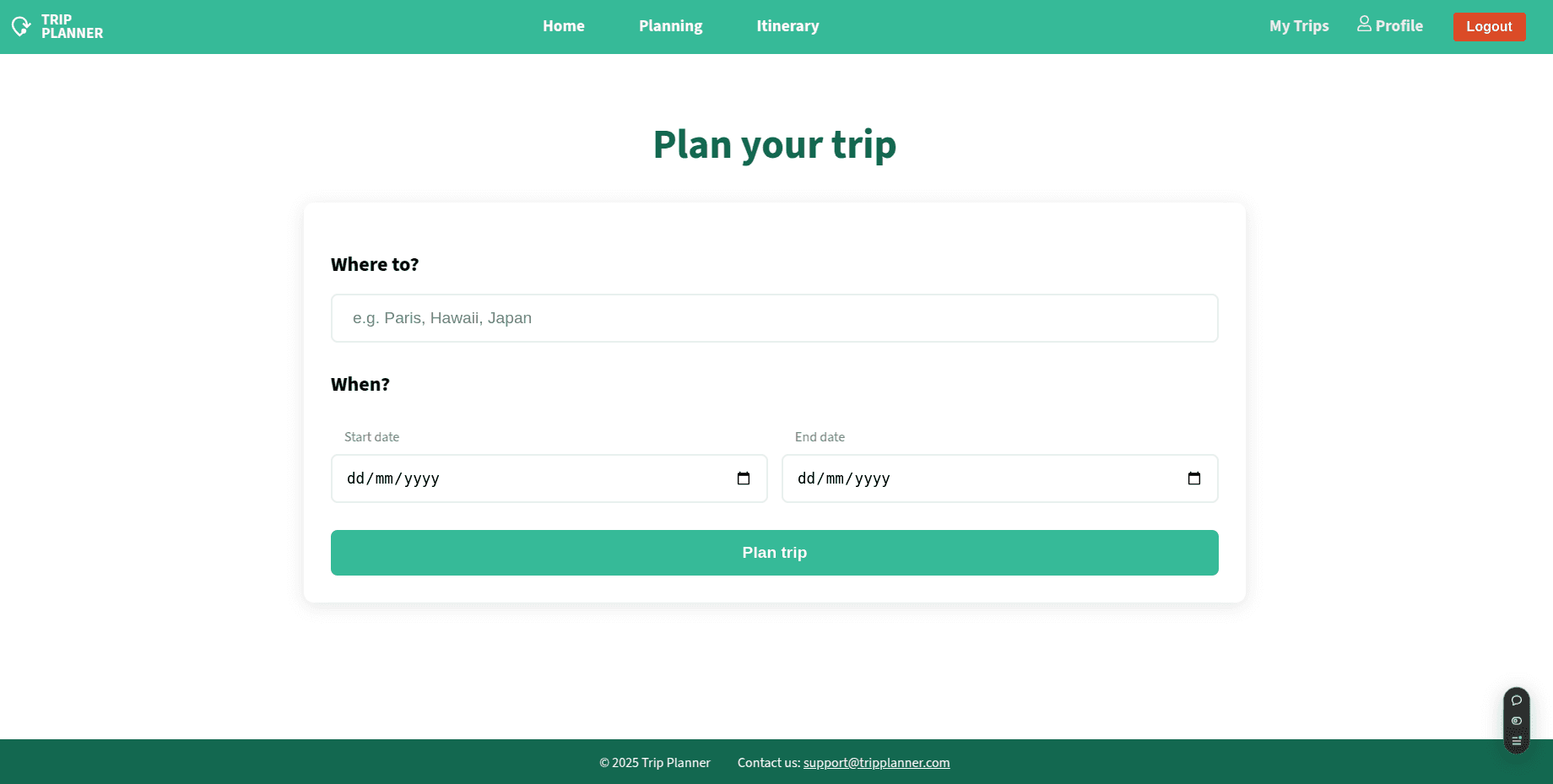 Trip Planner